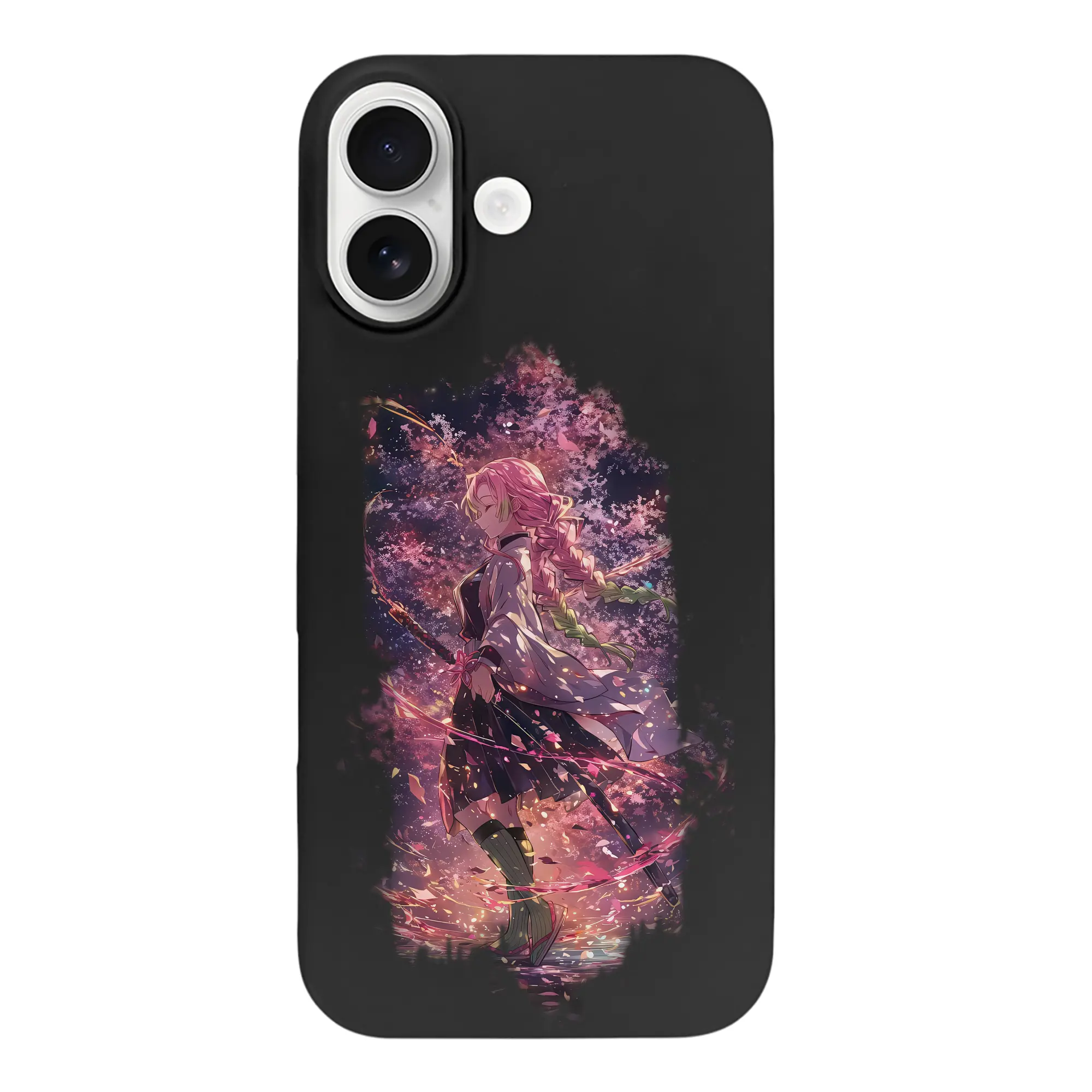 鬼滅の刃 グッズ,甘露寺 蜜璃 - iPhone 17 シリーズ シリコンケース 薄型 耐衝撃 指紋防止 ソフトタッチカバー 精密フィット 傷防止 保護ケース iPhone 17/17 Air/17 Pro/17 Pro Max 対応